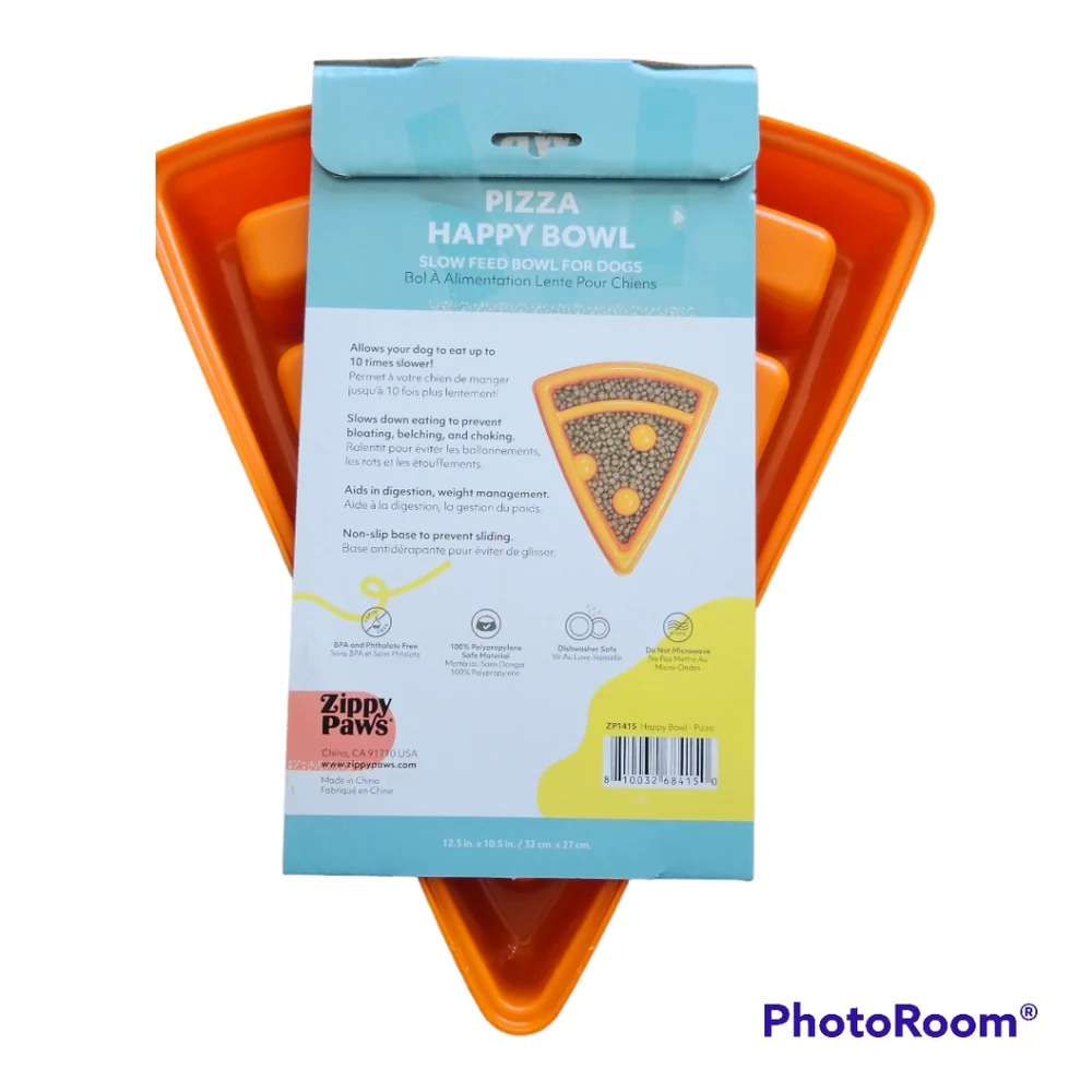 Zippy Paws Pizza Happy Bowl